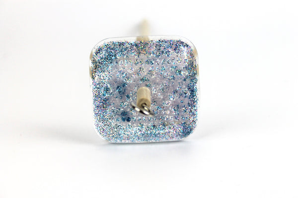 Glitter Lace Square Drop Spindle #345