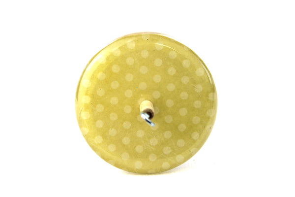 Polkadot Patterned Drop spindle #726