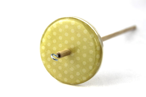 Polkadot Patterned Drop spindle #726