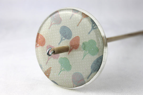 Patterned Drop spindle #716