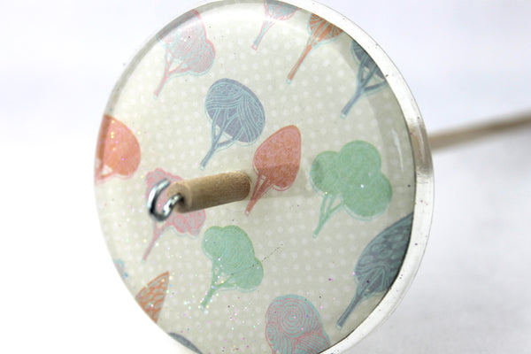 Patterned Drop spindle #716