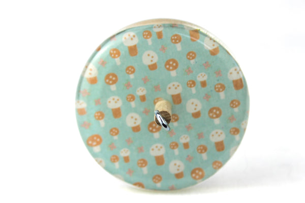 Mushroom Patterned Drop spindle #726