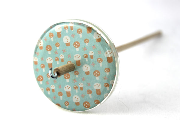 Mushroom Patterned Drop spindle #726