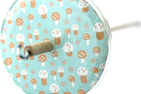 Mushroom Patterned Drop spindle #726