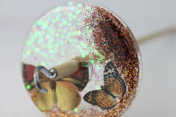 Butterfly Drop spindle #739