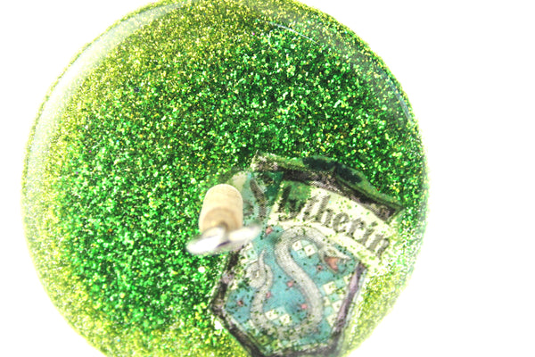Sorting Hat Spindle - Slytherin Inspired Drop Spindle #710