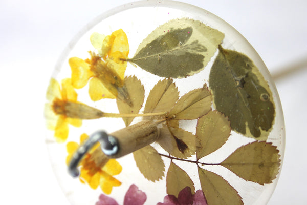 Floral Drop Spindle #757