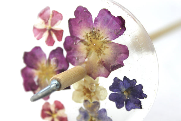Floral Drop Spindle #765