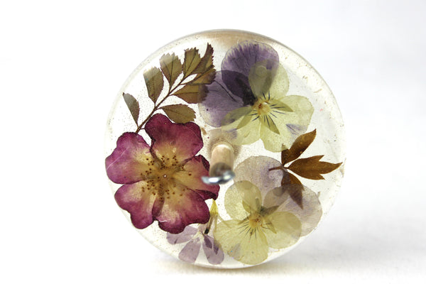 Floral Drop Spindle #817