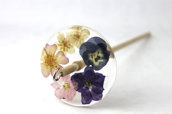 Floral Drop Spindle #779