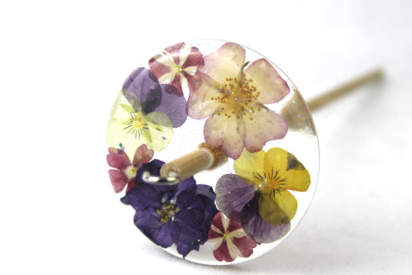 Floral Drop Spindle #759