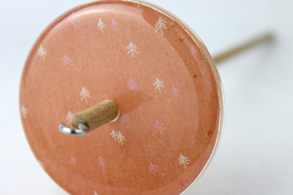 Little Trees Patterned Drop spindle #728