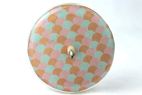 Patterned Drop spindle #715