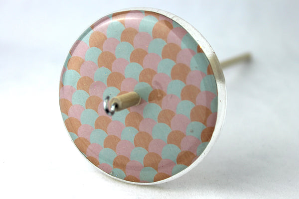 Patterned Drop spindle #715
