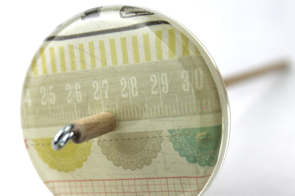 Patterned Drop spindle #719
