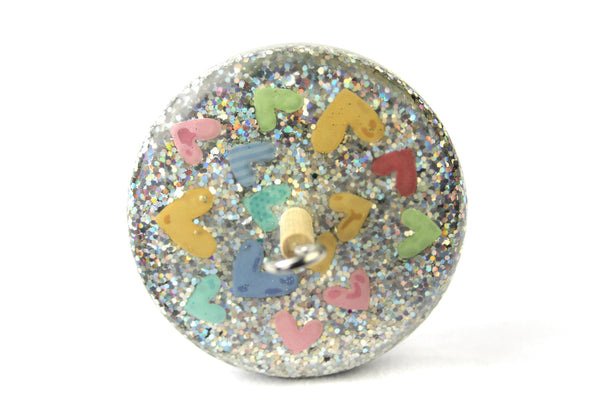 Glitter Drop spindle #734