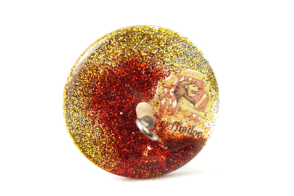 Sorting Hat Spindle - Gryffindor Inspired Drop Spindle #709