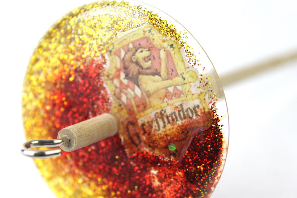 Sorting Hat Spindle - Gryffindor Inspired Drop Spindle #709
