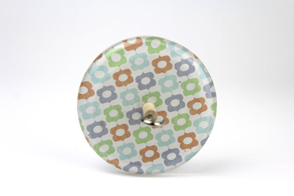 Geometric Patterned Drop Spindle 0004