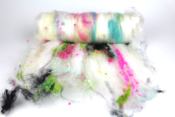 Sushi - Hand Carded Batt For Spinning Or Felting