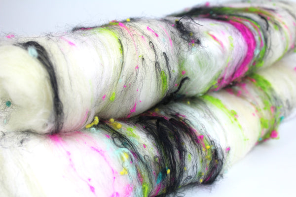 Sushi - Hand Carded Batt For Spinning Or Felting