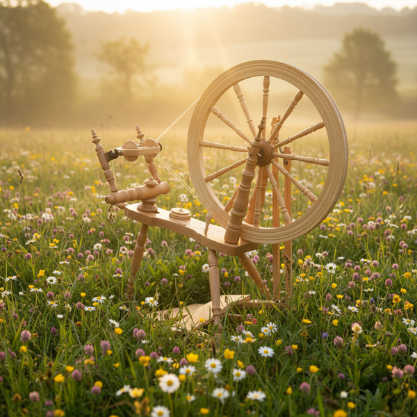 Kromski Symphony spinning wheel. Fairytale spinning wheel. 