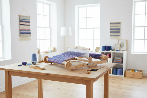 Rigid heddle loom for weaving. Weaving loom for knitters. Knitters gift idea. Weaving loom
For crafts. Kromski loom. Ashford loom. 
