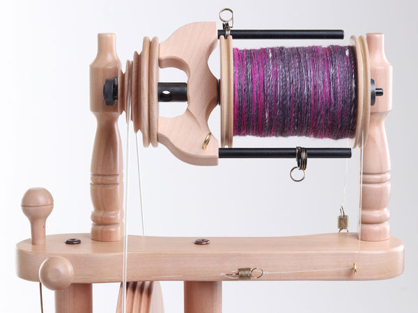Ashford Traveller 3 spinning wheel from the side
