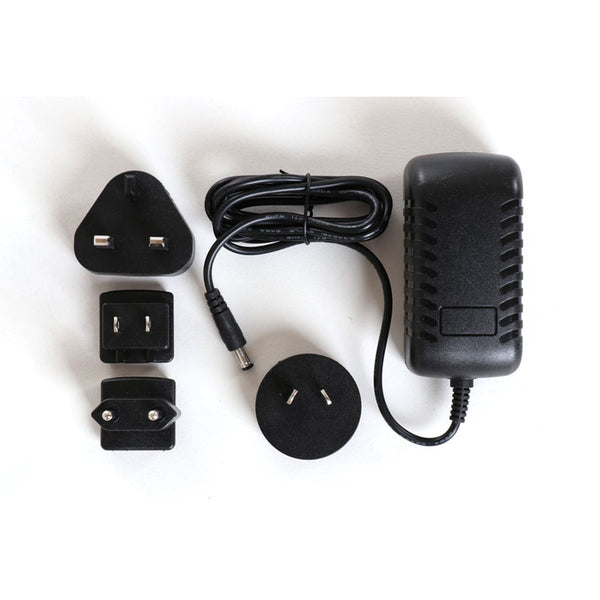 Ashford e-Spinner power supply with interchangeable plug adaptors