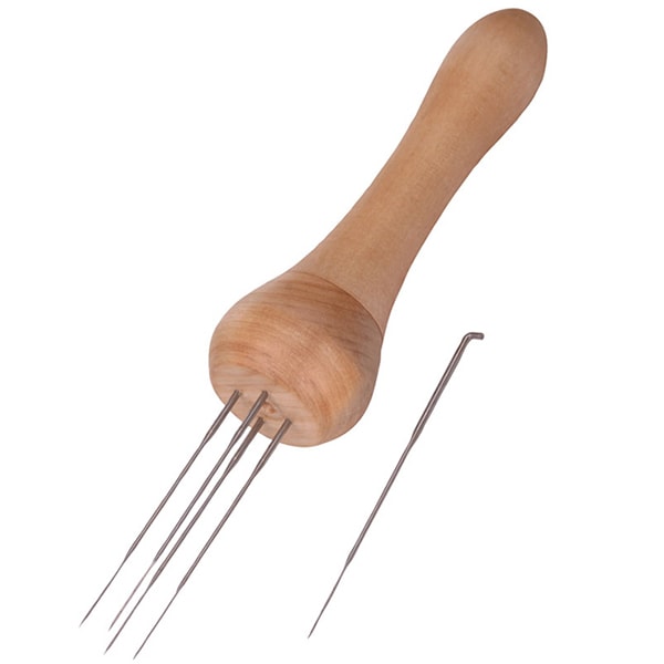 Ashford wooden multi-needle felting punch