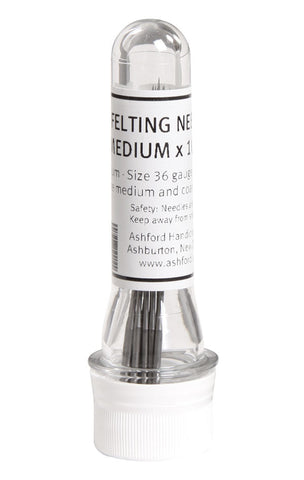 Ashford medium-gauge felting needles, pack of ten
