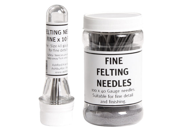 Ashford specialist felting needles in packs of ten