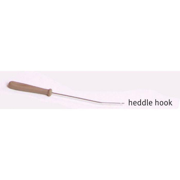 Ashford heddle threading hook with nylon handle and stainless-steel shaft