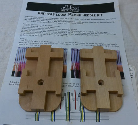 Ashford Knitters Loom second-heddle kit with support blocks and instructions