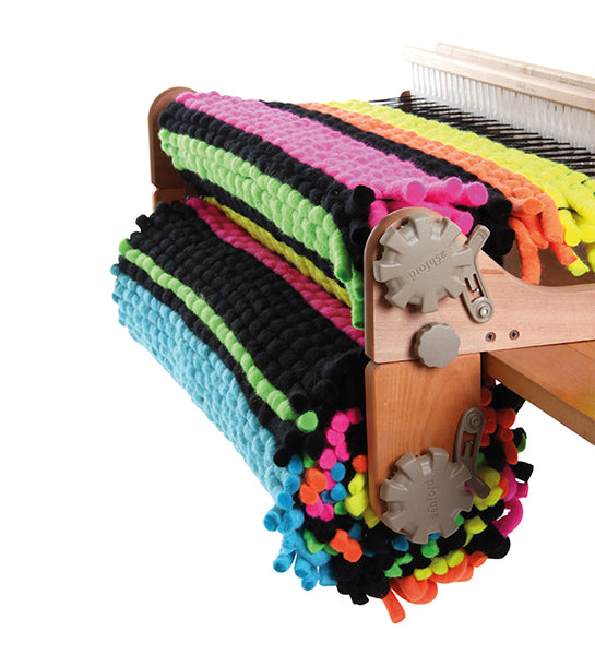 Ashford Rigid Heddle Freedom Roller attached to a loom