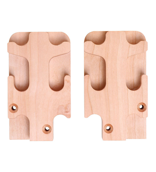 Ashford second-heddle support blocks for a rigid heddle loom