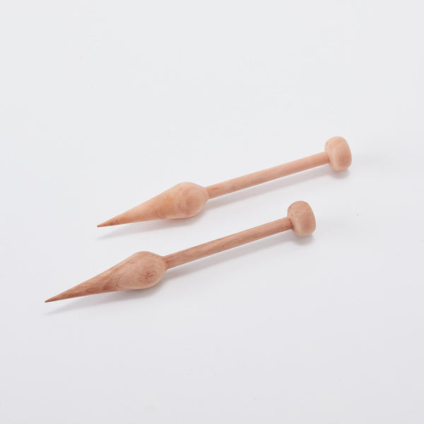 Pair of Ashford wooden tapestry bobbins