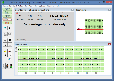 DesignaKnit Lace Tool interactive knitting screen showing a lace pattern
