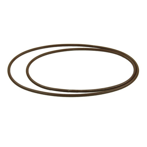 Louet round brown drive-belt set for electric drum carder