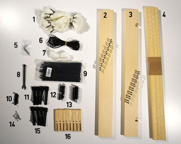 Louet Jane 90cm 8-to-16 shaft extension kit for the expandable 8-shaft Jane loom