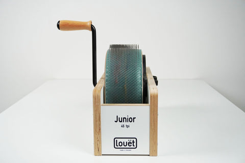 Louet Junior Drum Carder for preparing and blending wool fibre