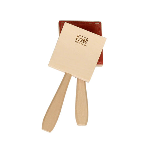 Louet small 10cm hand carders with fine 110 TPI cloth