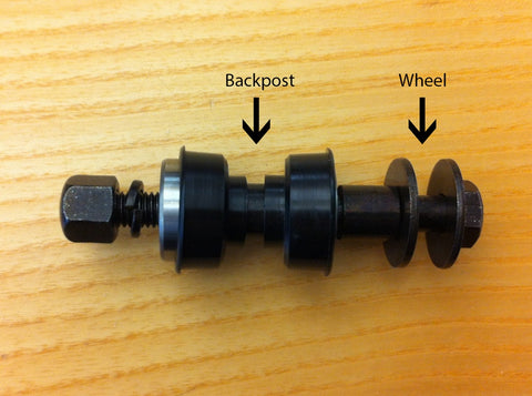 Louet spinning wheel main bolt assembly
