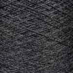 Recycled cotton and polyester coned yarn - Asphalt 12