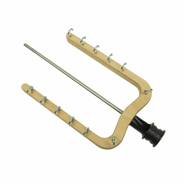 Louet standard Irish-tension flyer with fixed hooks