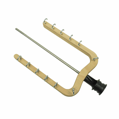 Louet standard Irish-tension flyer with fixed hooks