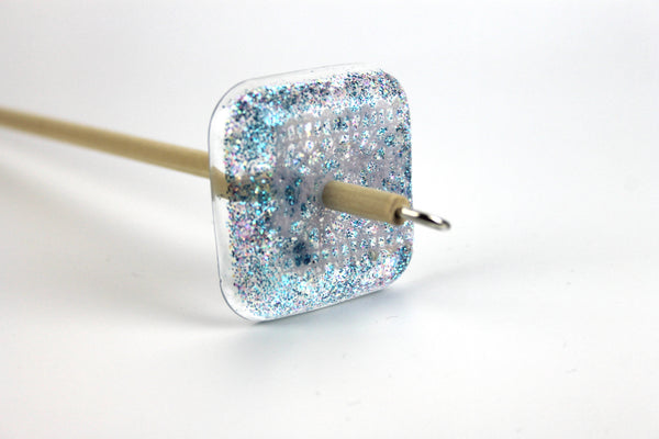 Glitter Lace Square Drop Spindle #345