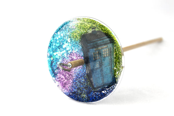 Police Box Drop Spindle #743