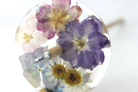 Floral Drop Spindle #784