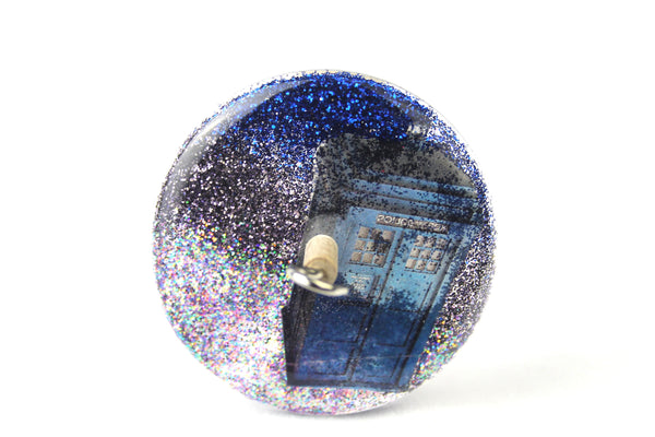 Police Box Drop Spindle #744